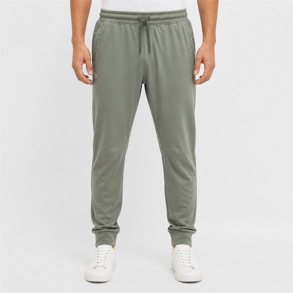 NEW Gradual Jogger Pants Mens Large Green Running Training Drawstring Waist
